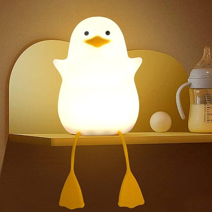 Lámpara  Led nocturna con diseño de pato para niños