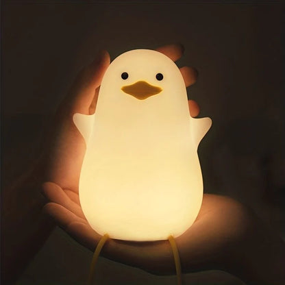 Lámpara  Led nocturna con diseño de pato para niños