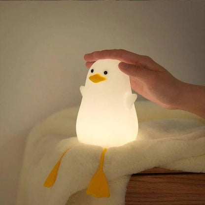 Lámpara  Led nocturna con diseño de pato para niños