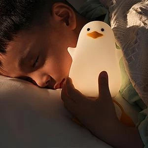 Lámpara  Led nocturna con diseño de pato para niños